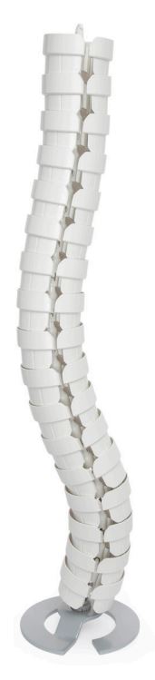 OE Elsafe: Umbilical Cable Management - Pathfinder Ceiling to Floor 2820mm in White