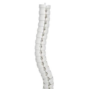 OE Elsafe: Umbilical Cable Management - Pathfinder Ceiling to Desk 2140mm in White
