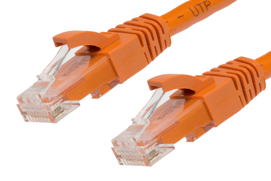 1m RJ45 CAT6 Ethernet Network Cable | Orange