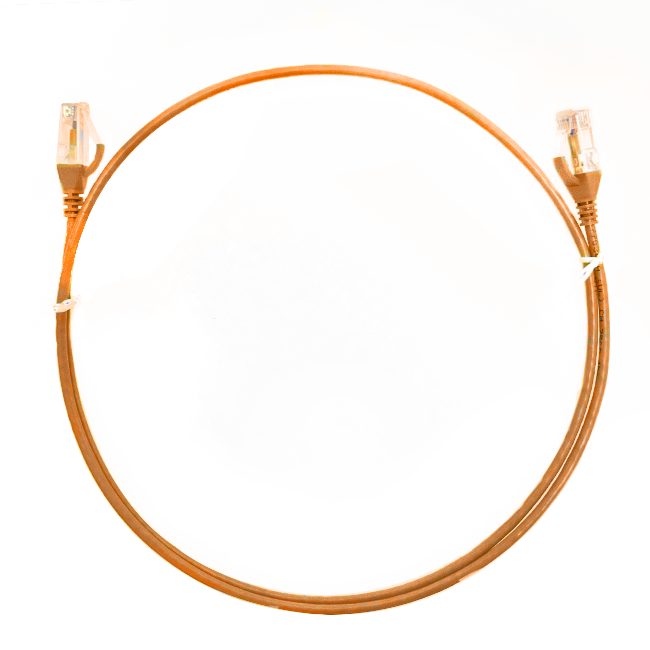 3m CAT6 Ultra Thin LSZH Ethernet Network Cable | Orange
