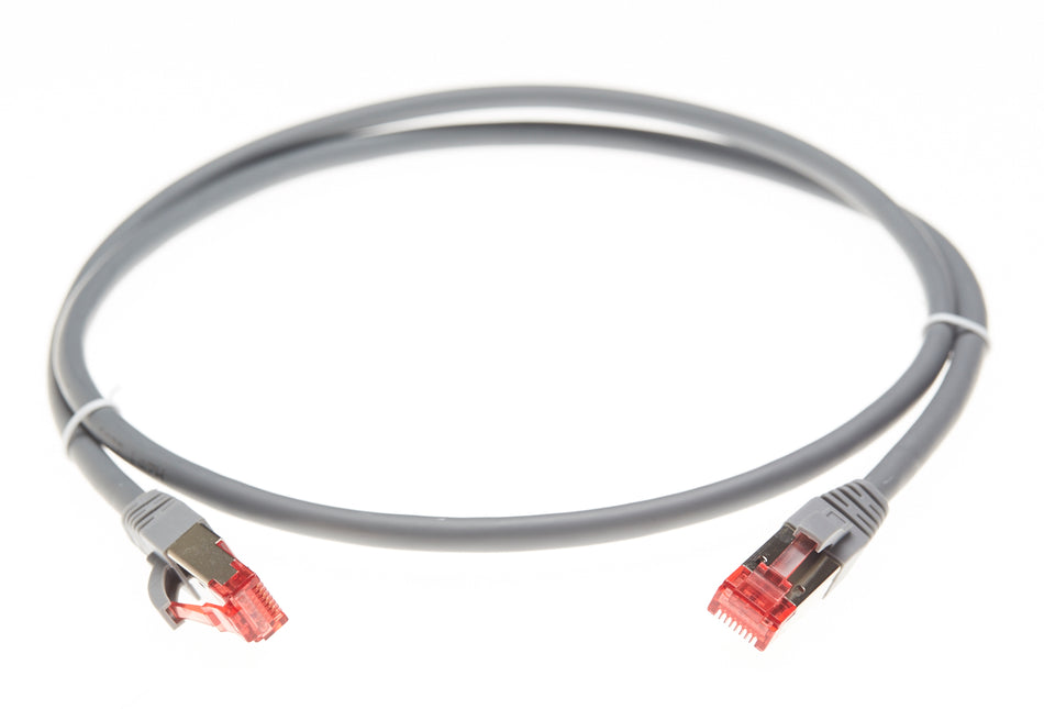 0.25m CAT6A S/FTP LSZH Ethernet Network Cable | Grey