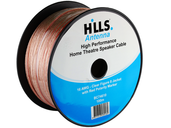 Figure 8 Speaker Cable (65/0.16mm) 16AWG - 100m Roll