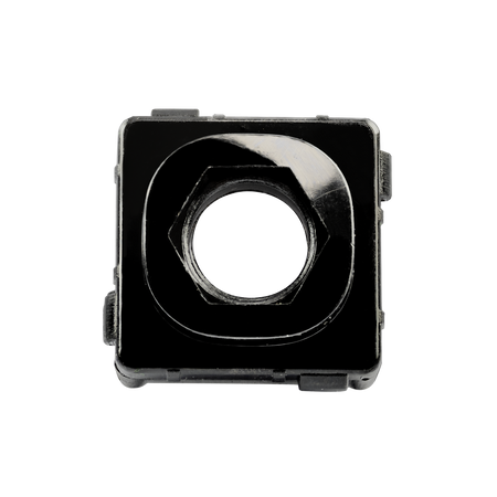 Digitek Blank Insert with Hexagonal Hole - Black