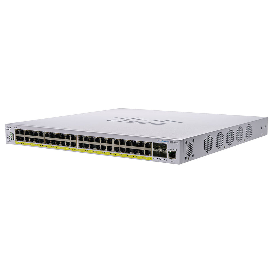Cisco Business CBS250-48P-4X Smart Switch | 48 Port GE | PoE |4x10G SFP+