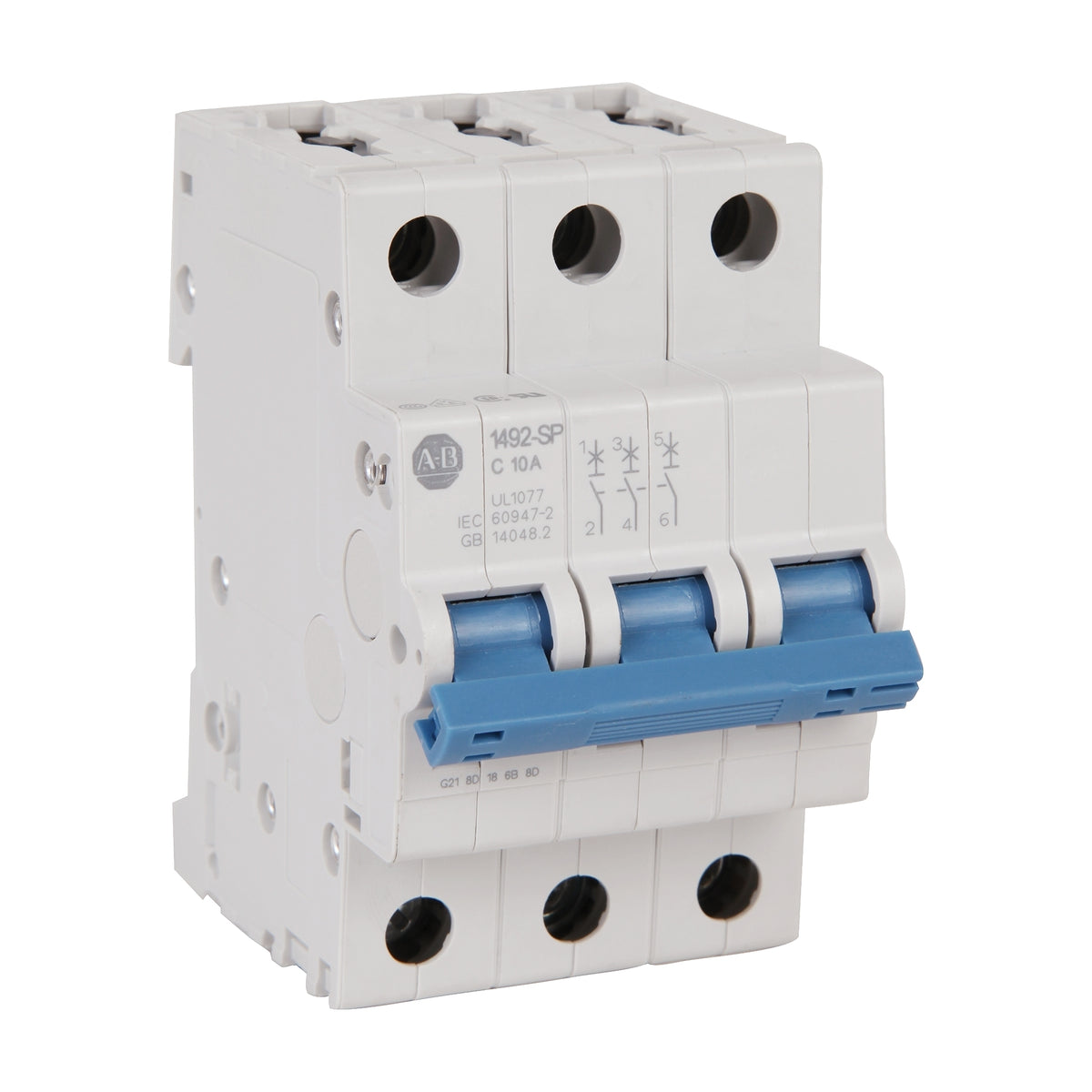 1492SPM3D100 MCB 10kA 3 Pole D Curve