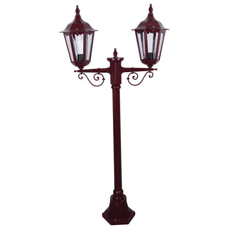 Chester Twin Head Short Post Light Burgundy