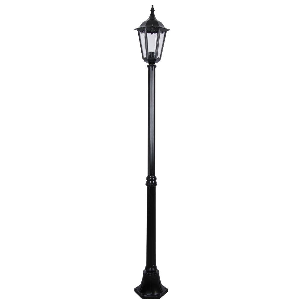 Chester Single Head Medium Post Light Black