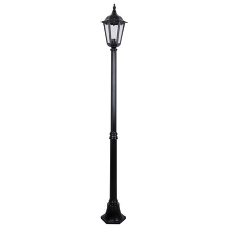 Chester Single Head Medium Post Light Black