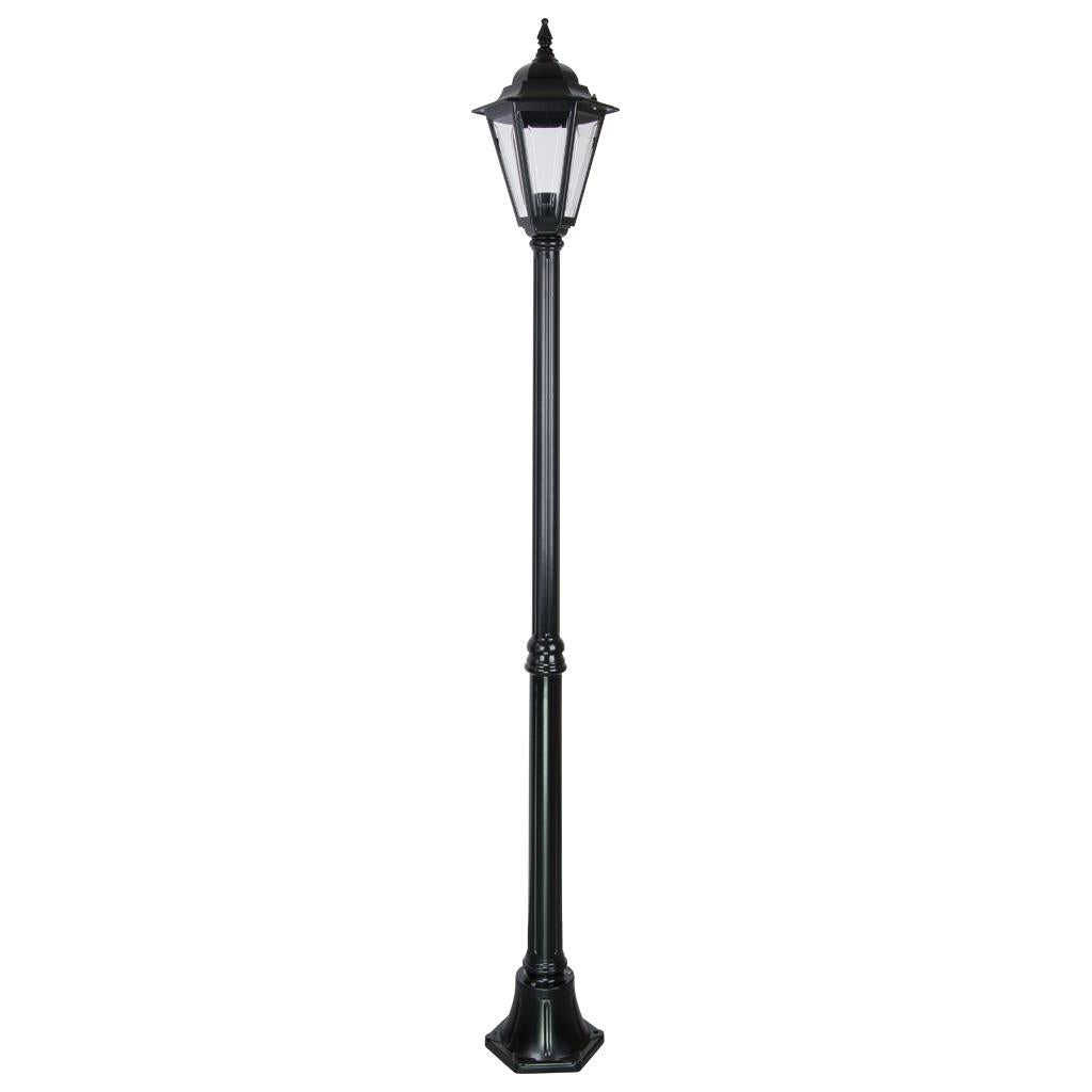 Turin Single Head Medium Post Light Black