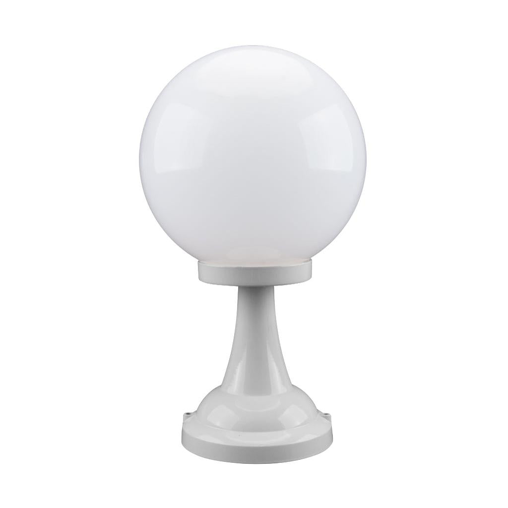 Siena 25cm Sphere Pillar Mount Light White – DZ ELECTRICAL PRODUCTS