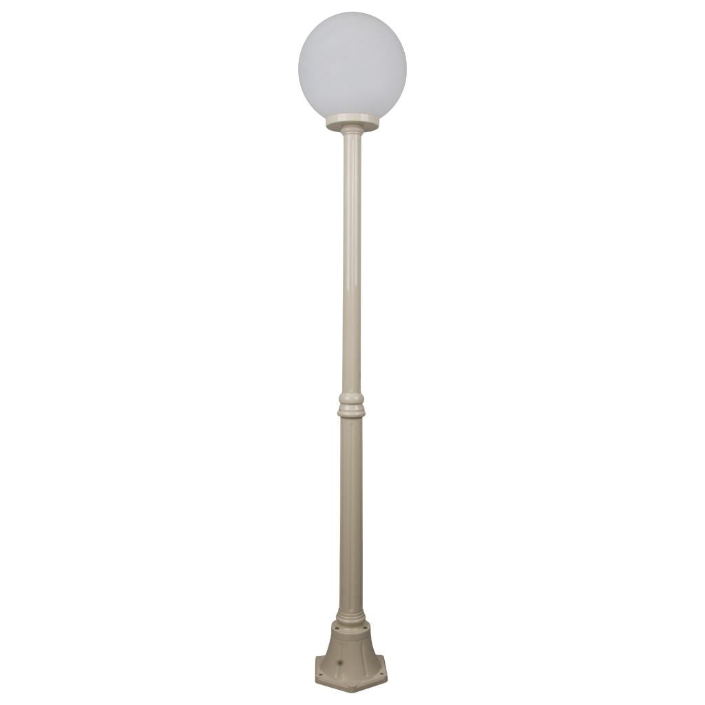 Siena 30cm Sphere Medium Post Light Beige