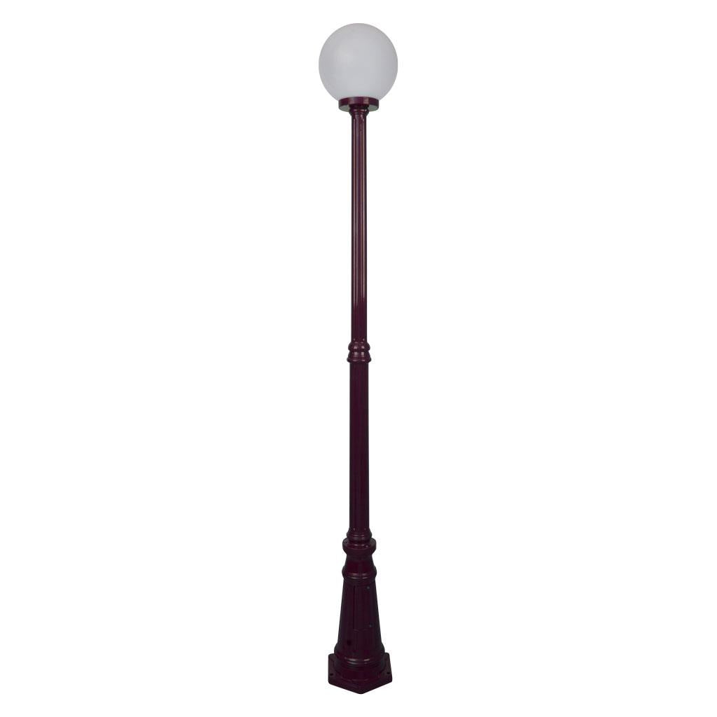 Siena 25cm Sphere Tall Post Light Green