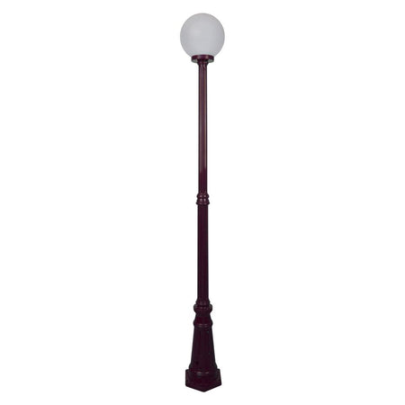 Siena 25cm Sphere Tall Post Light Green