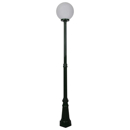 Siena 30cm Sphere Tall Post Light Green