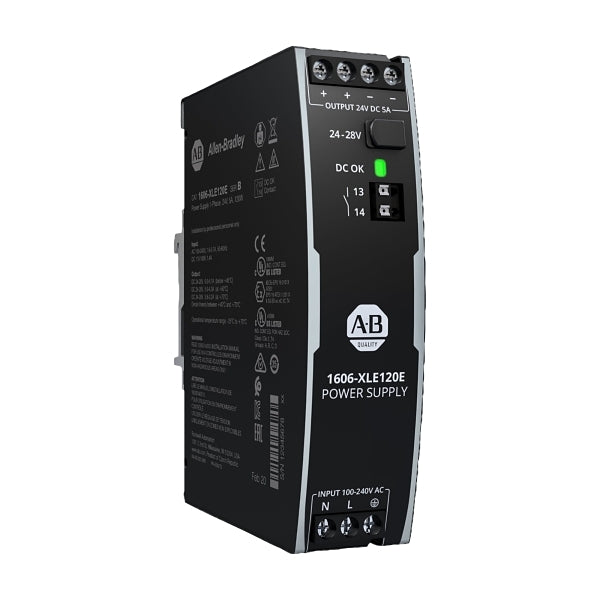 Allen-Bradley 1606 Power Supply Essential 2Phase 380 to 480V AC Ro 24 to 28V DC 120W 5A***EMAIL/TEXT FOR PRICING***