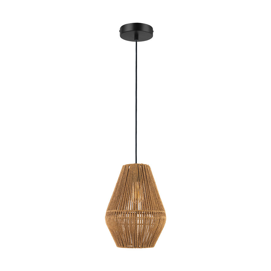 Carter-PDT Paper Rope Medium Pendant Natural