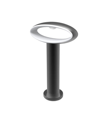 Horus LED Surface Mounted Open Oval Bollard Light IP54 - 300mm