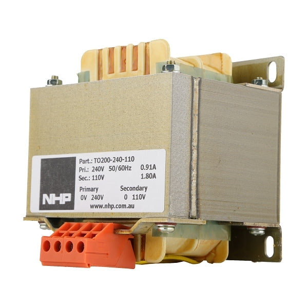 NHP Control Transformer 240V AC to 110V AC 200VA
