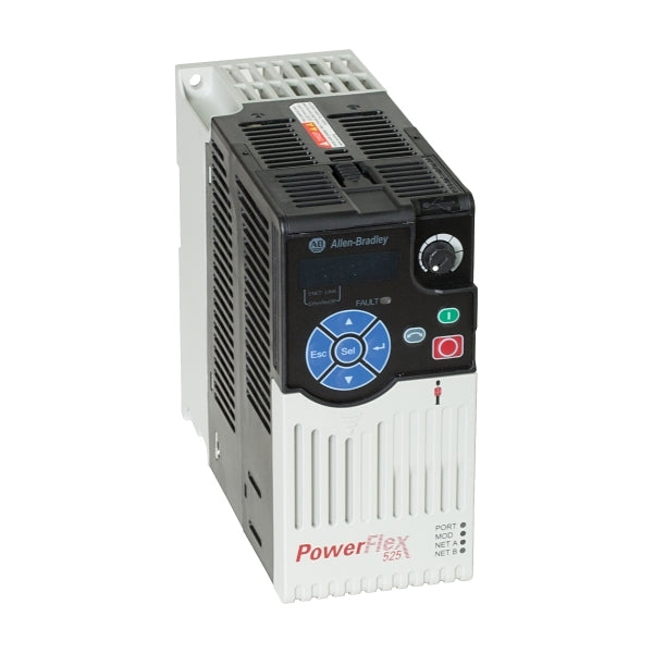 Allen-Bradley PowerFlex 525 VSD 480V IP20 6A 2.2kW ND and HD Frame A No EMC