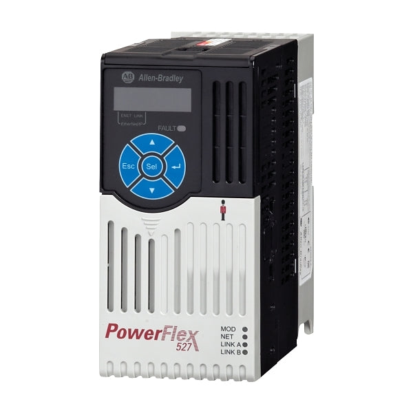 Allen-Bradley PowerFlex 527 VSD 240V IP20 2.5A 0.4kW ND and HD Frame A