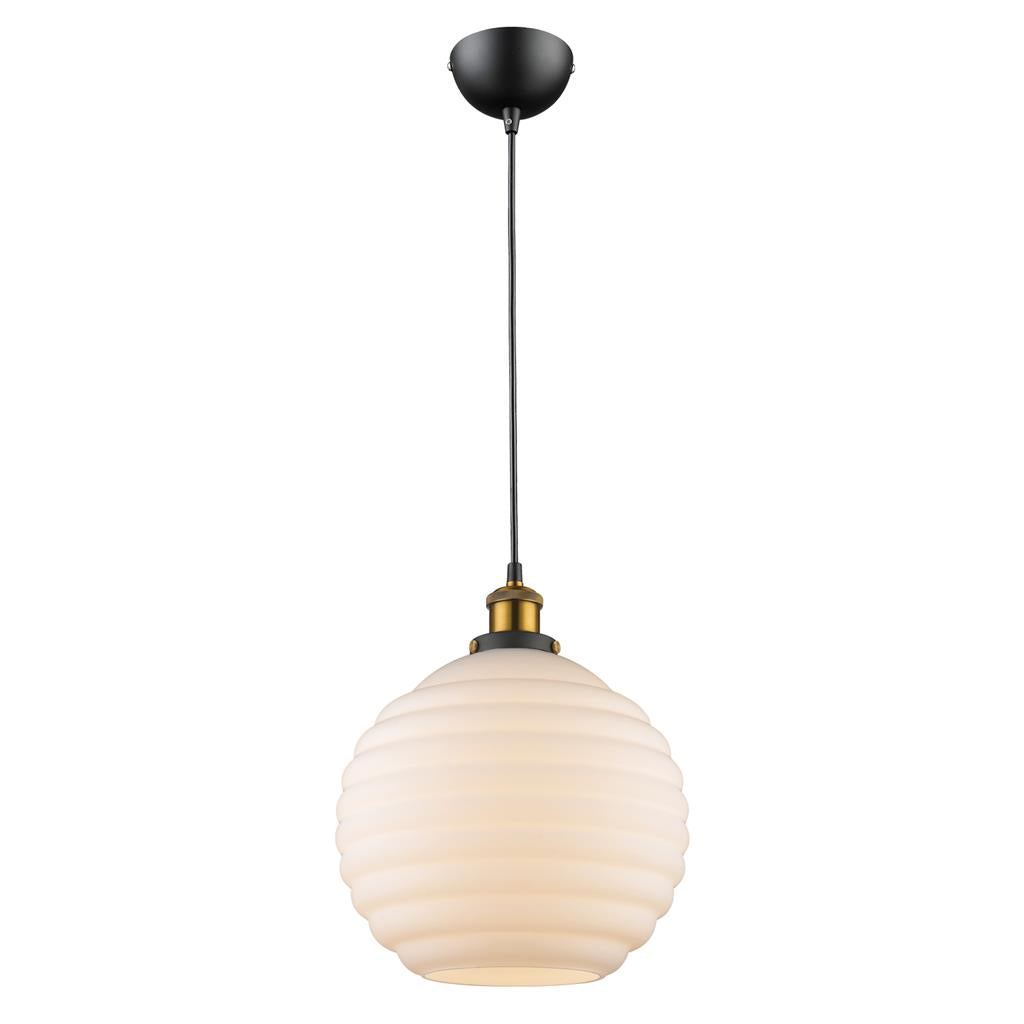 Eva 1 Light Lantern Pendant Opal