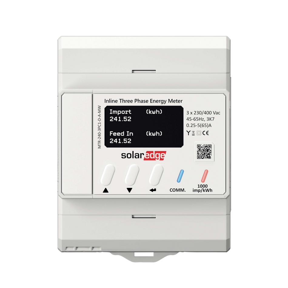 SolarEdge inline meter- 1 Phase 65A, w/o ENET (MTR-240-1PC1-DW-MW)