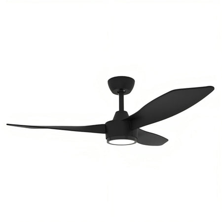 Blast 48" DC 3 Blade Ceiling Fan With 18W Tri-Colour Dimmable LED Black