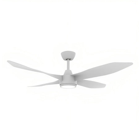 Blast 52" DC 4 Blade Ceiling Fan With 18W Tri-Colour Dimmable LED White