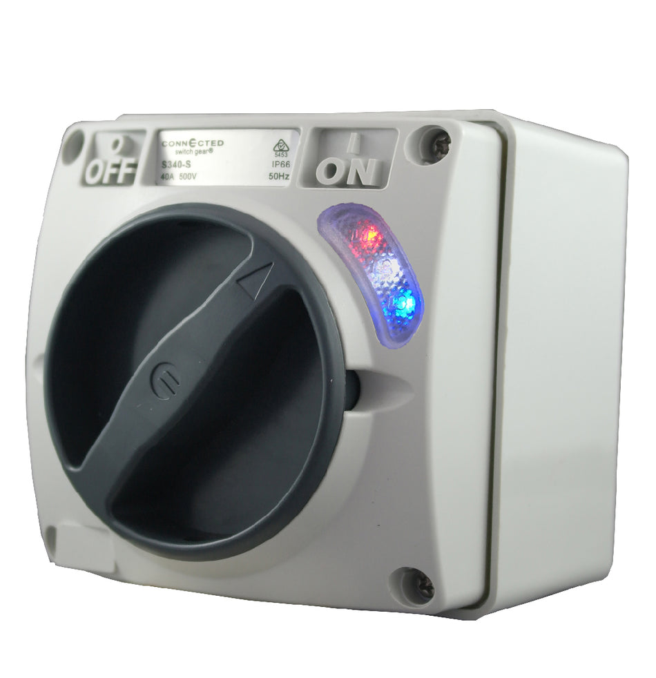 表面开关 1 极 250V 10A 1/2 路 IP66