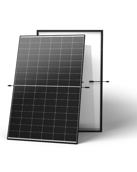 Trina Solar 475W N-type i-TOPCon Ultra Monocrystalline 96 HalfCells Dual Glass Blackframe 30mm 1100mm Cable MC4 EVO2 [(IEC 61215-2021)]