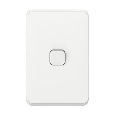 Clipsal Iconic 3041VA-VW | 1 Gang Switch 10AMP | Vivid White