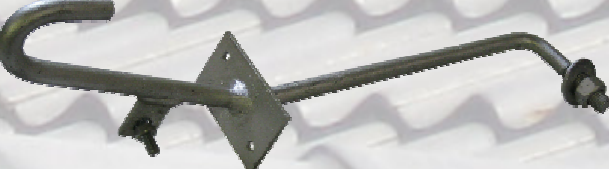 Amboss 220Mm Right Hand POA Hook C/W 1 X Nut & Bond (representative image)
