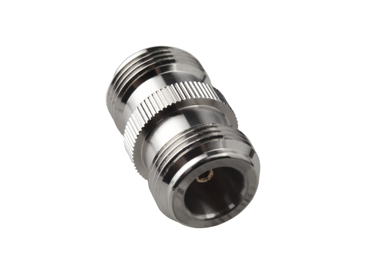 Hills Antenna N Female to N Female Adaptor - Nickel Plated Body