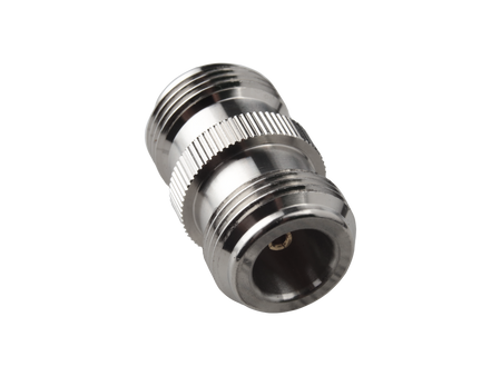 Hills Antenna N Female to N Female Adaptor - Nickel Plated Body