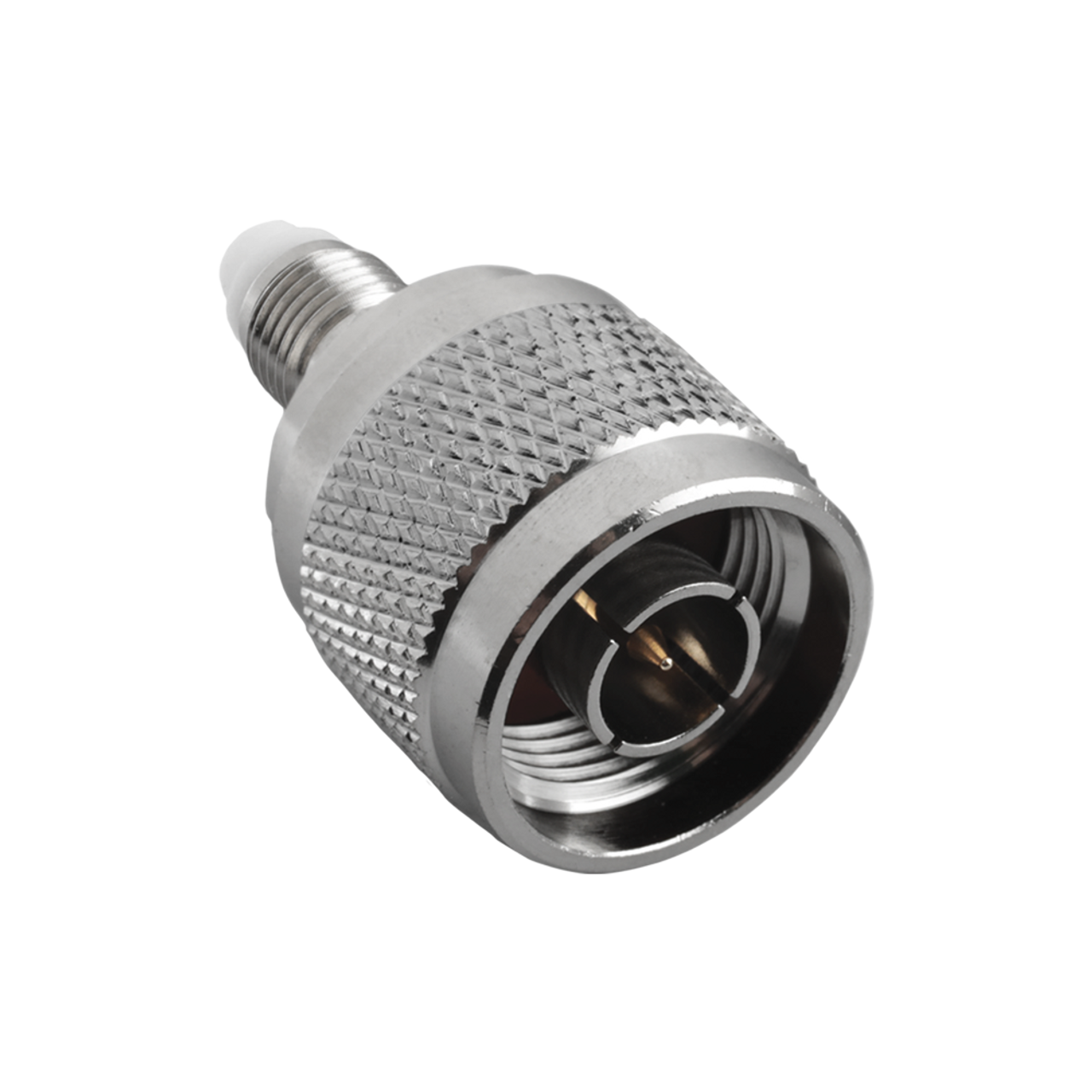 Hills Antenna N Male to FME Female Adaptor - Nickel Plated Body