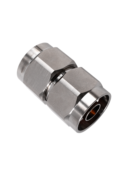 Hills Antenna N Male to N Male Adaptor - Nickel Plated Body