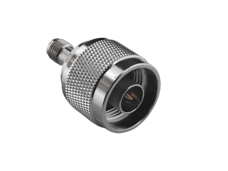 Hills Antenna N Male to SMA Female Adaptor - Nickel Plated Adaptor