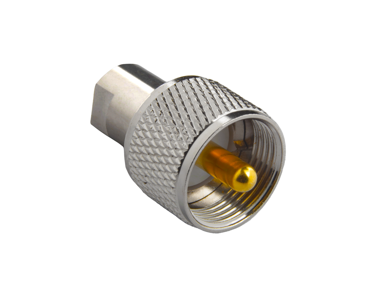 Hills Antenna UHF/PL-259 Male to FME Male Adaptor - Nickel Plated Body