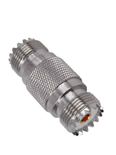 Hills Antenna UHF/SO-239 Female to UHF/SO-239 Female Adaptor - Nickel Plated Body