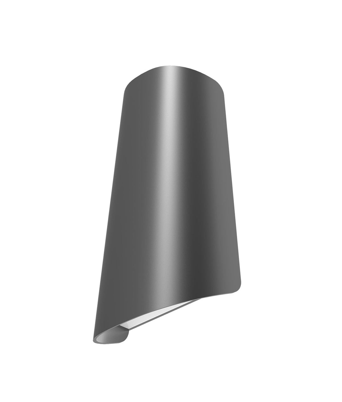 Bestri LED Tri-CCT Exterior Surface Mounted Cone Up/Down Wall Light IP65 - Dark Grey