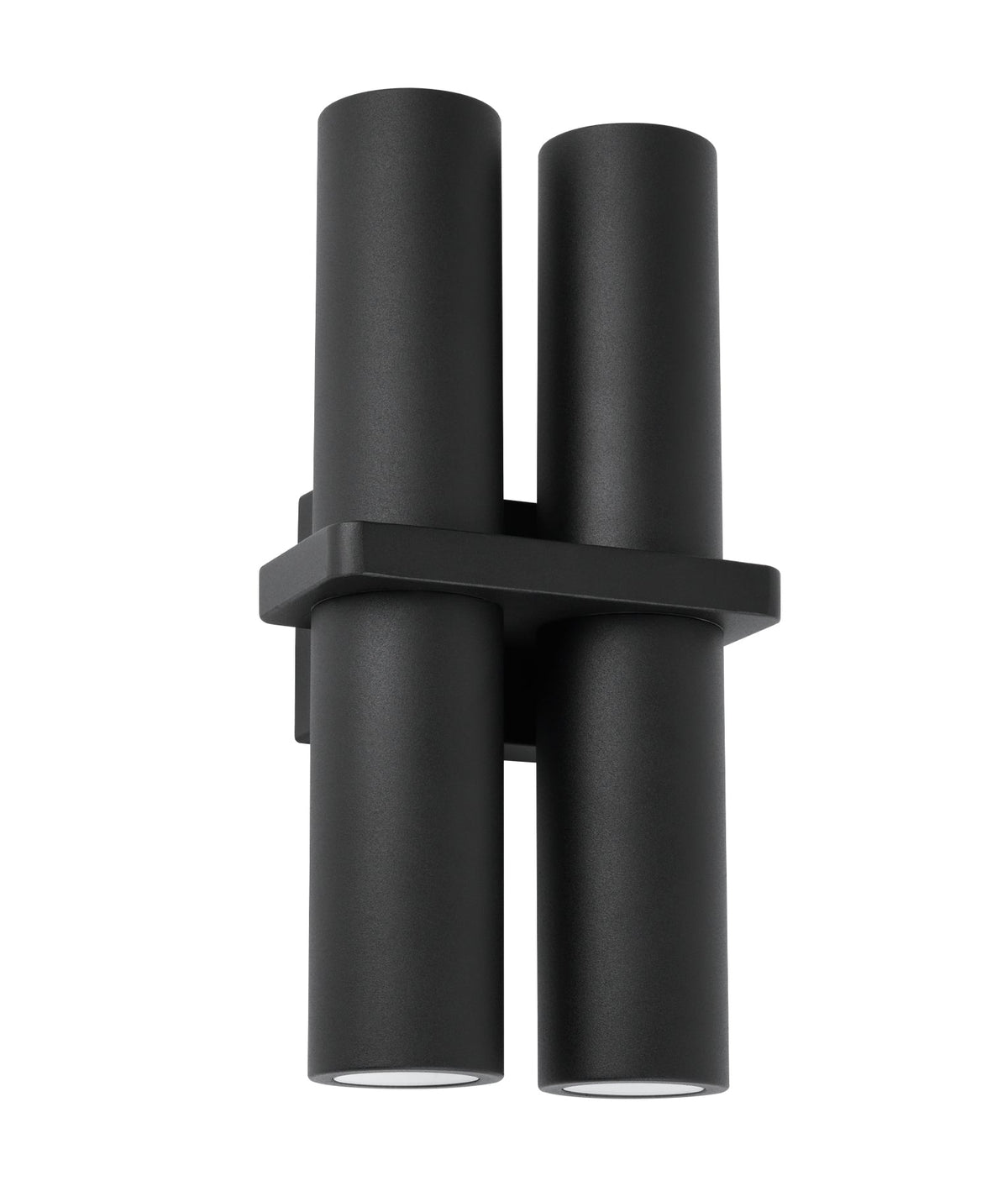 Briller Exterior Black Up/Down Single / Double Pillar Spot Light IP65 - Double