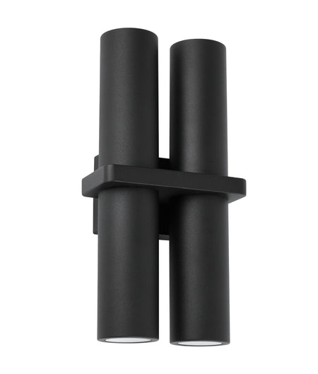 Briller Exterior Black Up/Down Single / Double Pillar Spot Light IP65 - Double