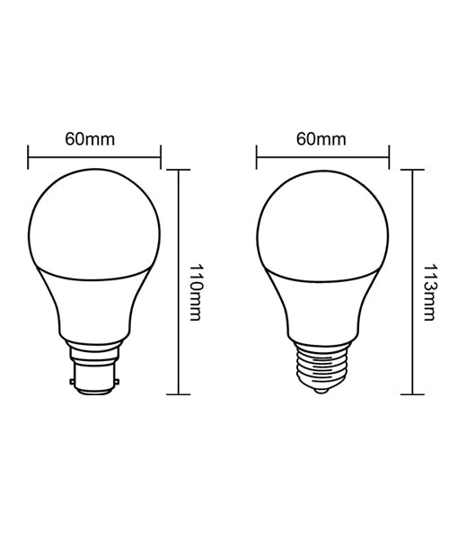 BUG LED GLS(A60) Bug Globe (7W) - ES (E27)