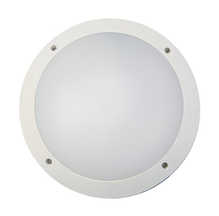 Bulkhead 12W Round Light 4000K White