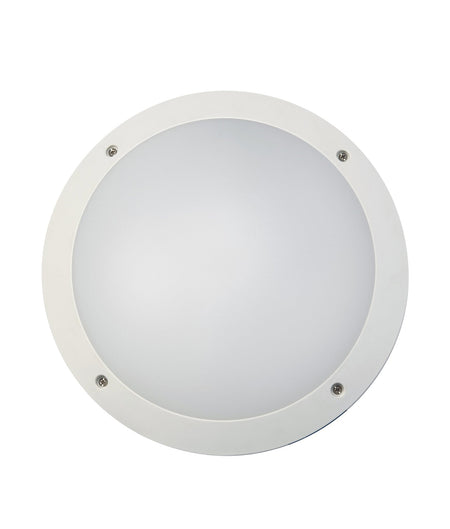 Bulk Round LED Bulkhead Light IP66 IK10 - White