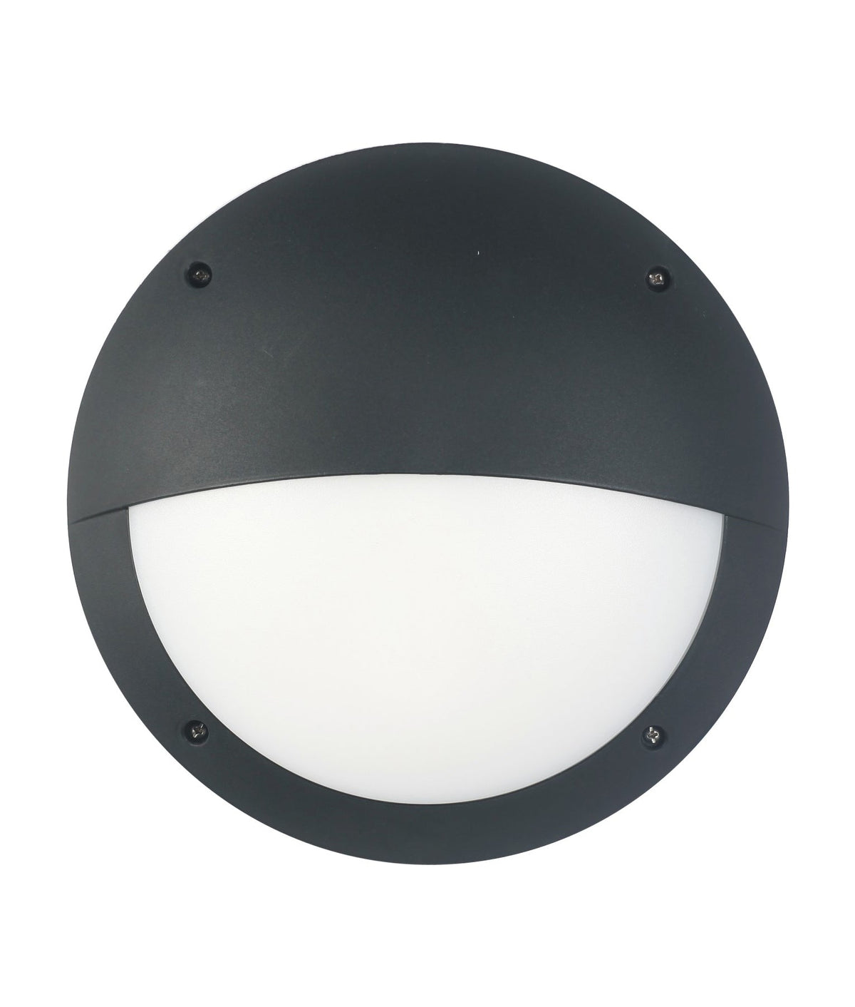 Bulk Exterior LED Eyelid Black Bulkhead Light IP66 IK10