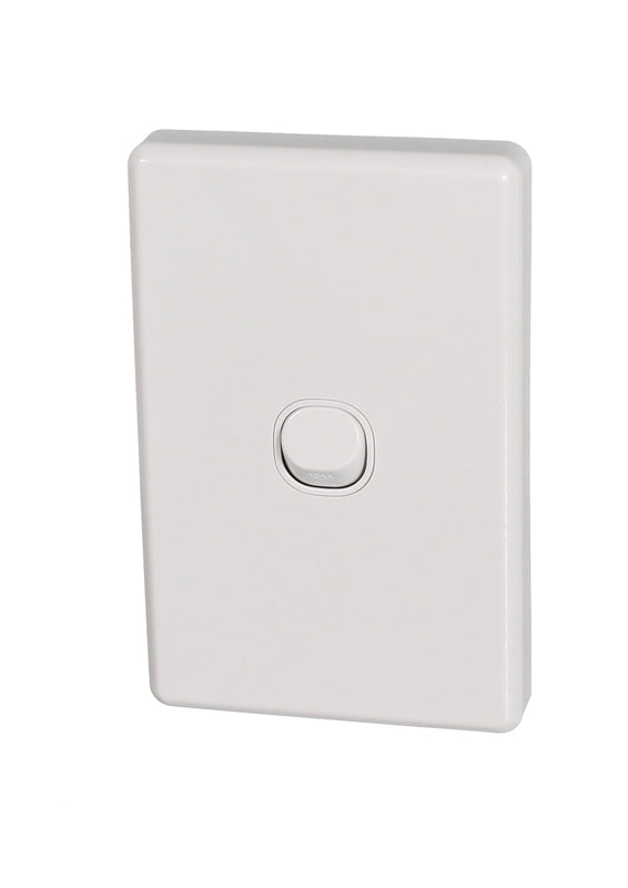 Clipsal Classic C2031VA-WE | 1 Gang Switch 10AMP | White Electric