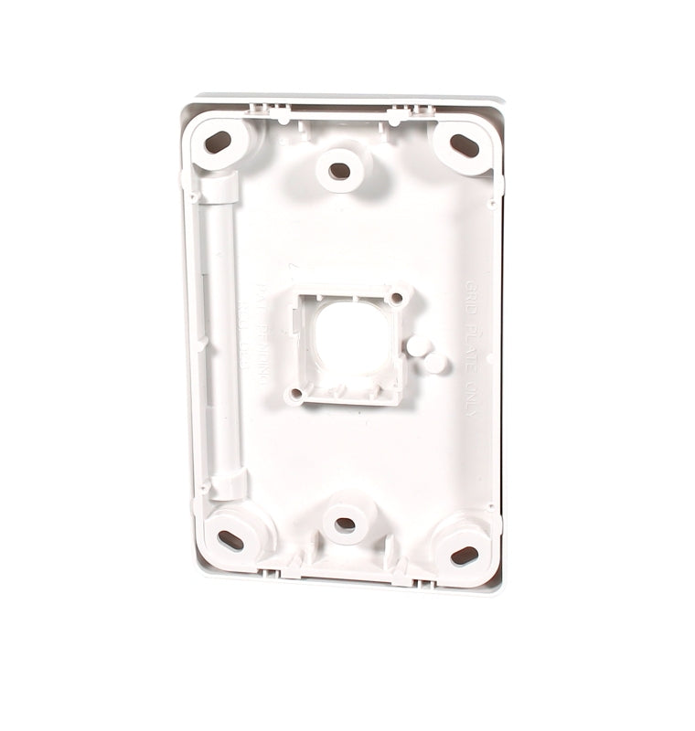 Clipsal Classic C2031VH-WE | 1 Gang Grid and Surround | White Electric