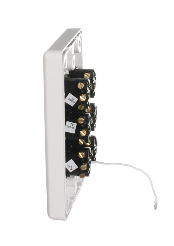 Clipsal Classic C2036VA-WE | 6 Gang Switch 10AMP | White Electric