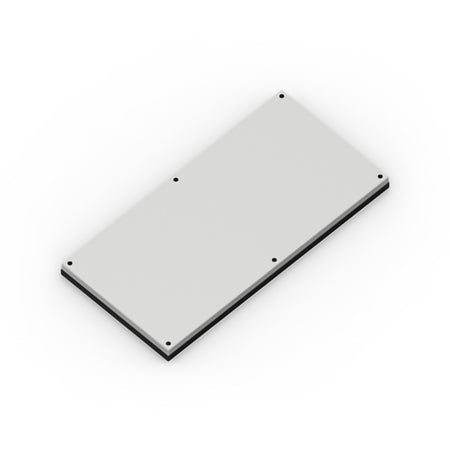 C2X4 Modular Cover Plate 2 Modules x 4 Modules Grey